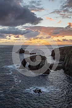 Lands End sunset vertical format