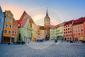 Landsberg am Lech historical Old Town, Bavaria, Germany