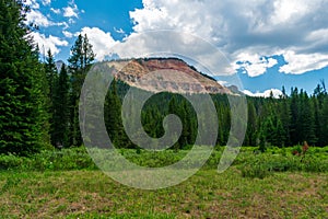 Landscape of the Absaroka Range photo