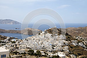 Landscape aegean sea Ios Cyclades photo