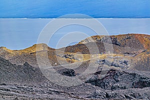 Sierra Negra Volcano, Galapagos, Ecuador photo