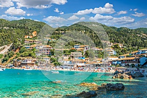 Landscape with Agios Nikitas village