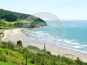 Landscape in Ahipara New Zealand