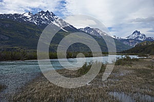 Landscape along the Carretera Austral in northern Patagonia, Chile