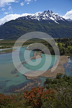 Landscape along the Carretera Austral, Chile