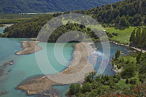 Landscape along the Carretera Austral, Chile