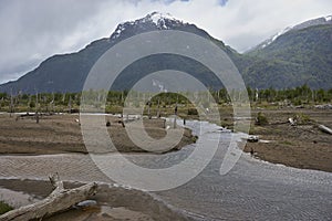 Landscape along the Carretera Austral in Patagonia, Chile