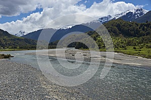 Landscape along the Carretera Austral in Patagonia, Chile