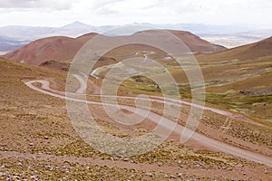 Landscape along the National Route 40 also known as Ruta 40, Argentina photo