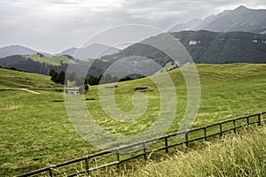 Landscape along the road to Monte Baldo