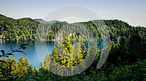 Landscape of Alpsee, Germany