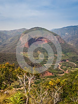 Landscape of the Amboro National Park in Bolivia photo
