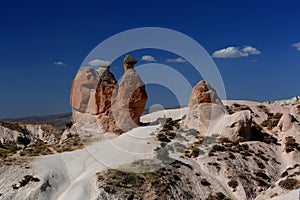 landscape in the ancient city of Cappadocia Türkiye