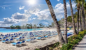 Landscape with Anfi beach photo