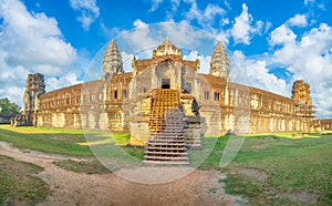 Landscape with Angkor Wat temple, Siem Reap, Cambodia