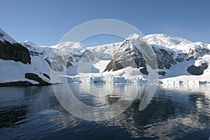 Landscape in Antartica photo