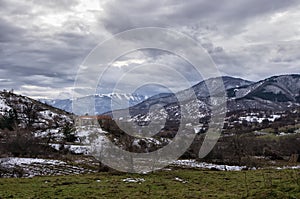 Landscape in Antartiko village, Florina, Greece