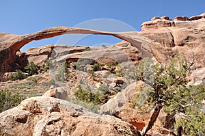 Landscape Arch in Arches National Park photo