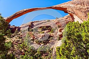 Landscape Arch. The Arches in USA photo