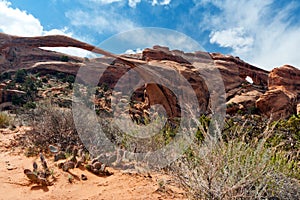 Landscape Arch Desert Scene photo