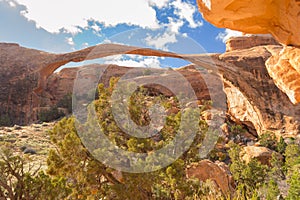 Landscape arch at Devils Garden, Arches National Park