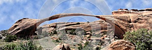 landscape arch panoramic photo