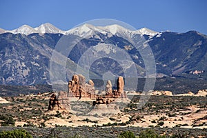 Landscape in Arches National Park