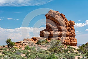 Landscape in Arches National Park Moab Utah