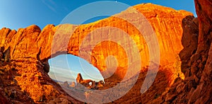 Landscape at Arches National Park in Moab, Utah USA