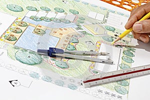 Landscape Architect Design hotel resort plan