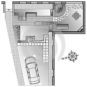 Landscape Architect Drawing
