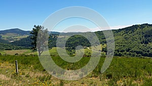 Landscape in Ardeche, France photo