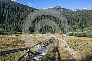 Landscape of area of Tiha Rila, Rila mountain, Bulgaria