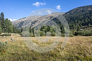 Landscape of area of Tiha Rila, Rila mountain, Bulgaria