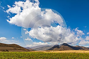 Landscape of the Armenian Caucasus mountains.Armenia