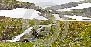 Landscape around Aurlandsfjellet National Tourist Route