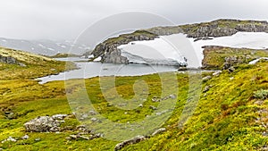 Landscape around Aurlandsfjellet in Norway