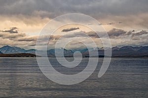 Landscape around Lake Tekapo, New Zealand