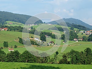 Landscape around Mondsee, Salzburgerland