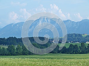 Landscape around Mondsee, Salzburgerland