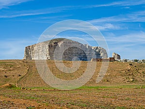 Landscape around the road from Safi to Marrakech photo