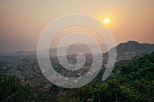 A Landscape around Swayambhunath temple, athmandu Valley, Nepal