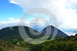 Landscape around volcano Yzalco, El Salvador photo