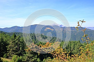 landscape around Voskopoja, Albania