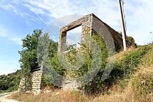 landscape around Voskopoja, Albania