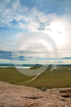 The Long Way Home: The View from Independence Rock, Wyoming