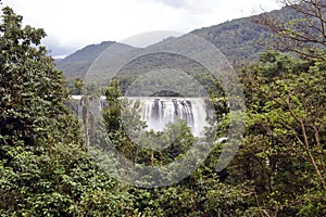 Landscape at Athirapally waterfall kerala