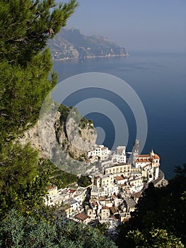 Landscape of Atrani, Amalfi Coast