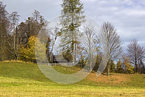 landscape in Austrian Alps, Upper Austria