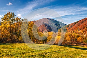 Krajina v barvách podzimu, Slovensko.